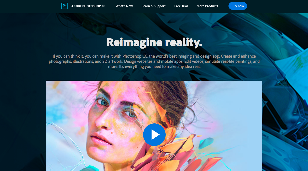 Adobe Photoshop - graphic design software - Buildbox | Game Maker ...