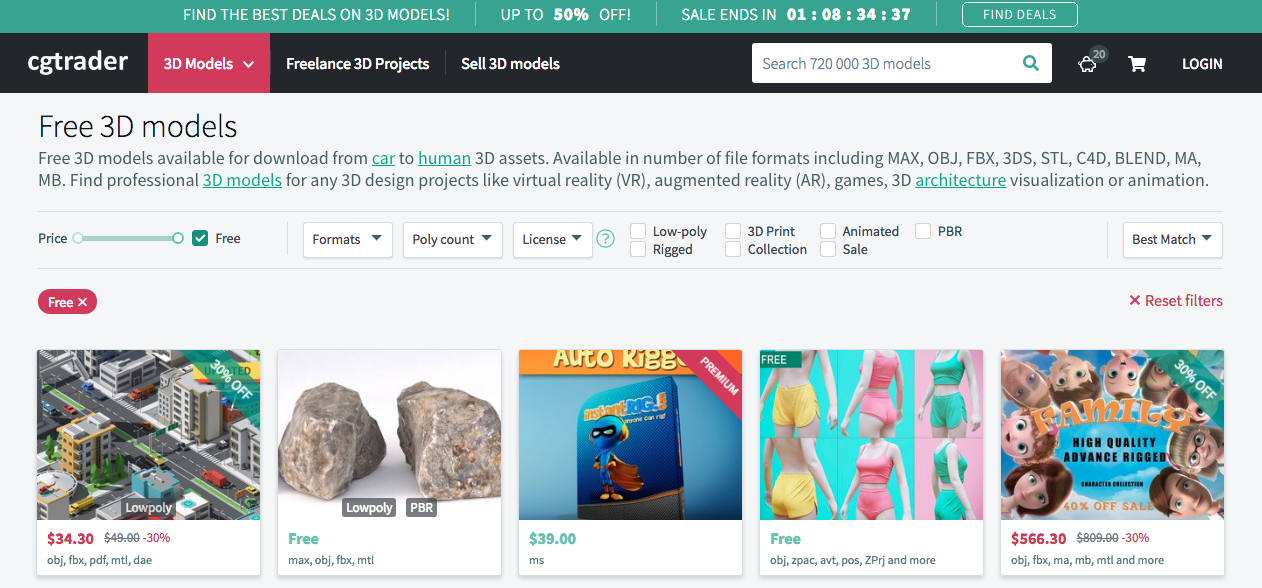 Top 10 Sites For Free 3D Game Art - Buildbox, Game Maker