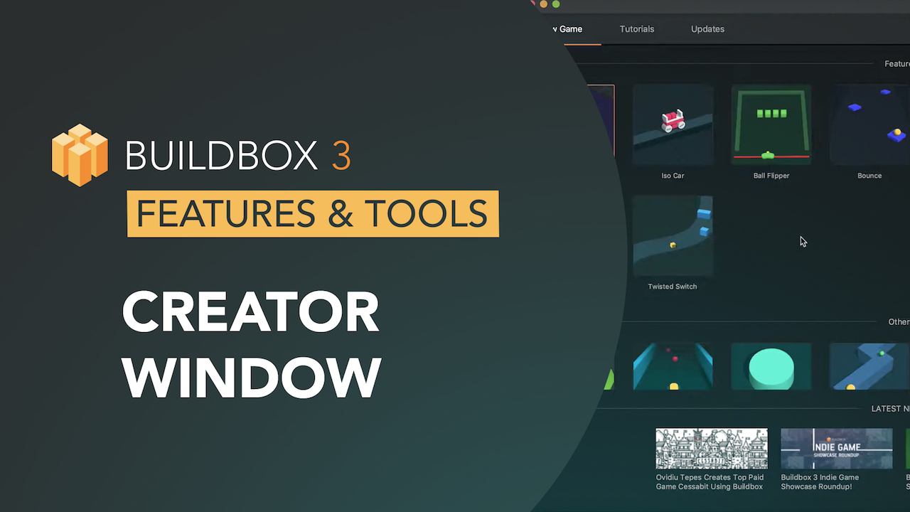 Bbox_3_Basics_Creator_Window - Buildbox | Game Maker | Video Game Software