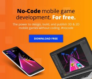 no-code mobile game development for free design build and publish 3d games and 2d games without coding #nocode no code