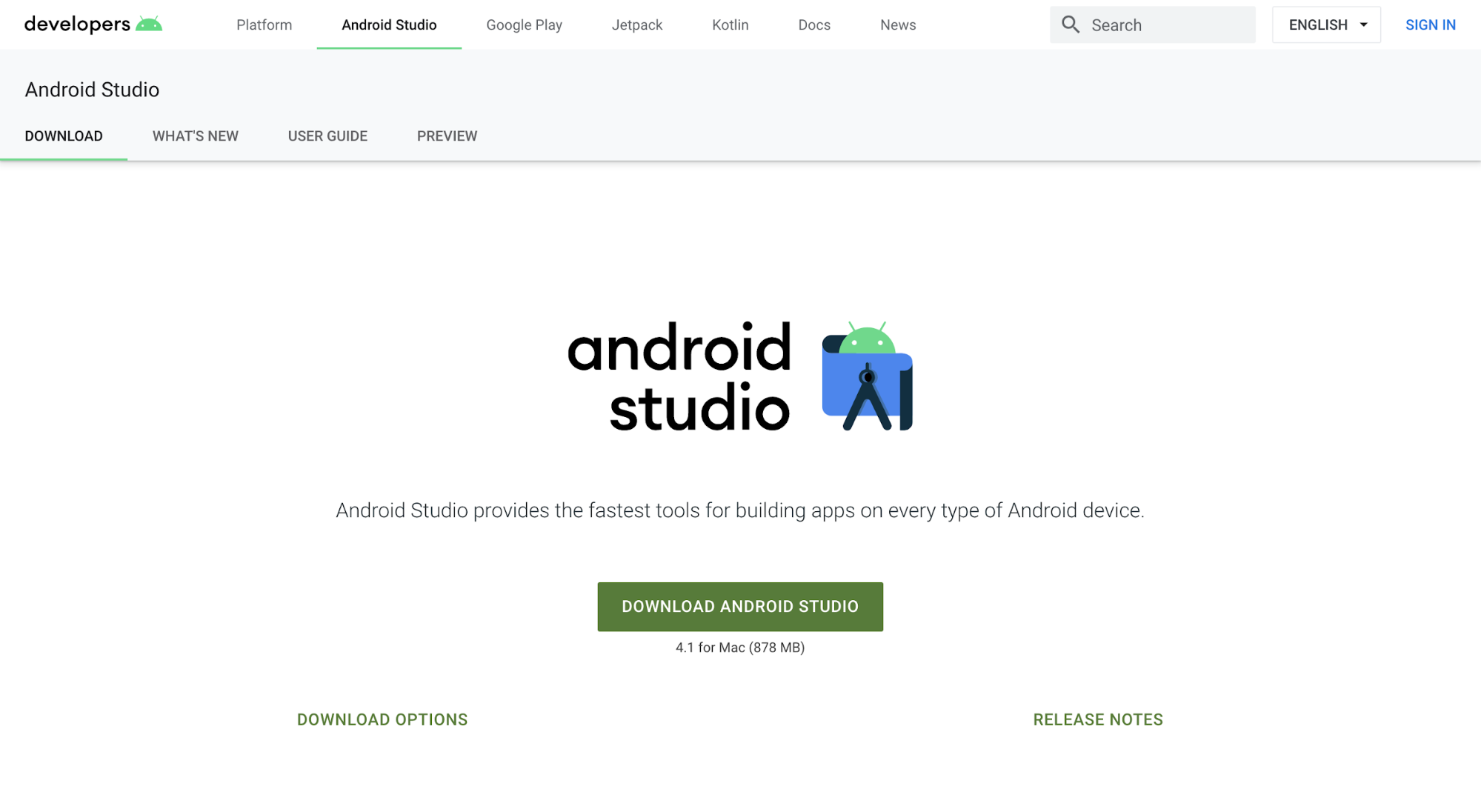how to use android studio with google developer console