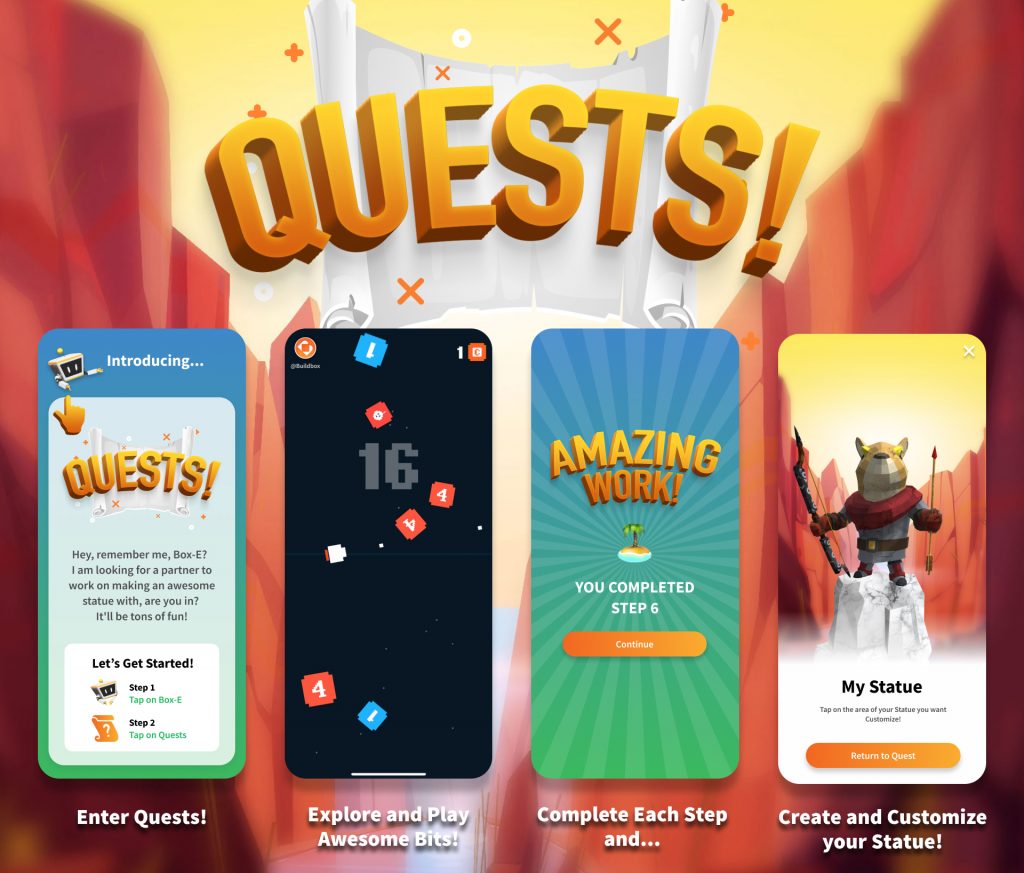 quests in buildbox world